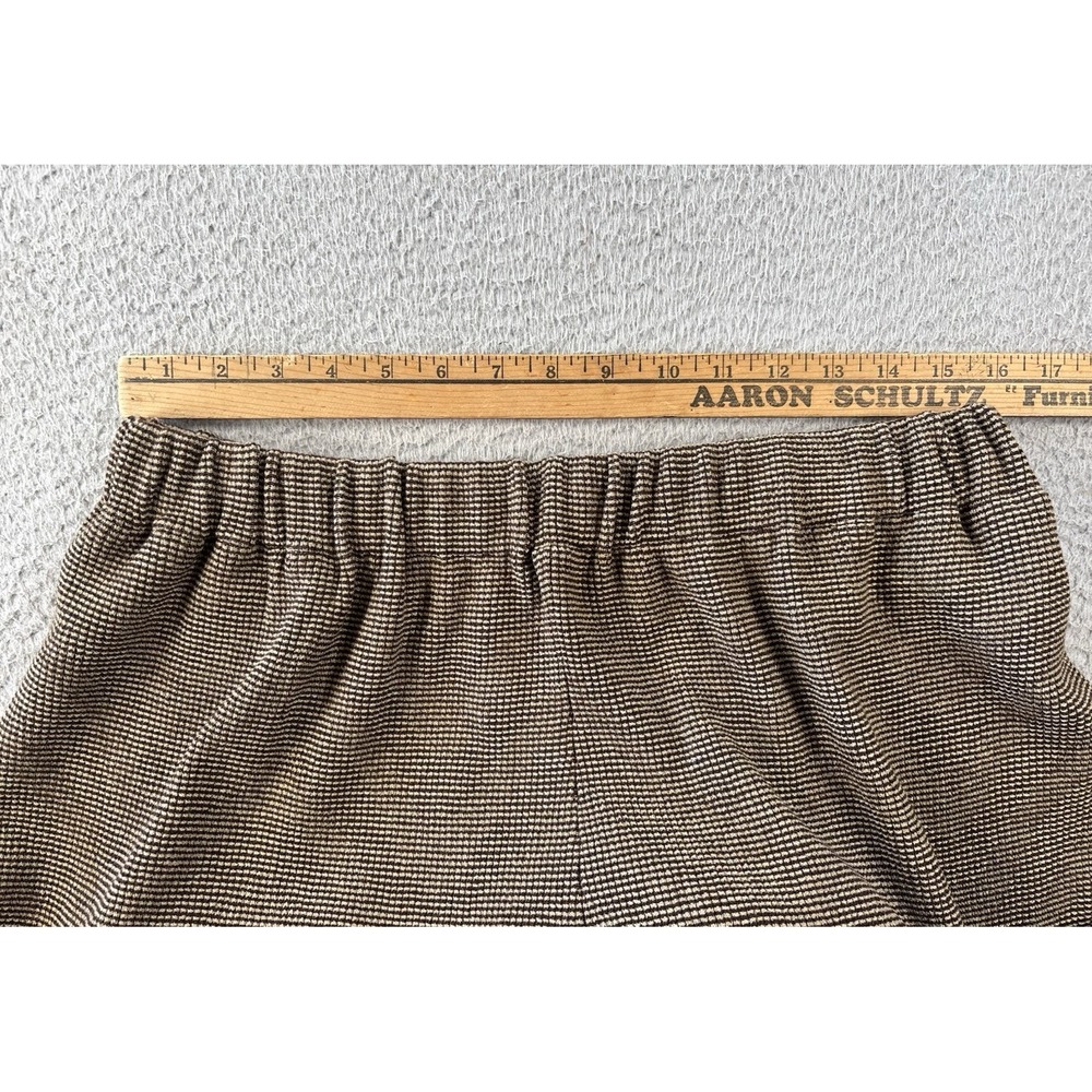 Isa Boulder‎ Lenticular Pants Size XL Brown Handmade Avant-Garde Structural Knit - Picture 8 of 13